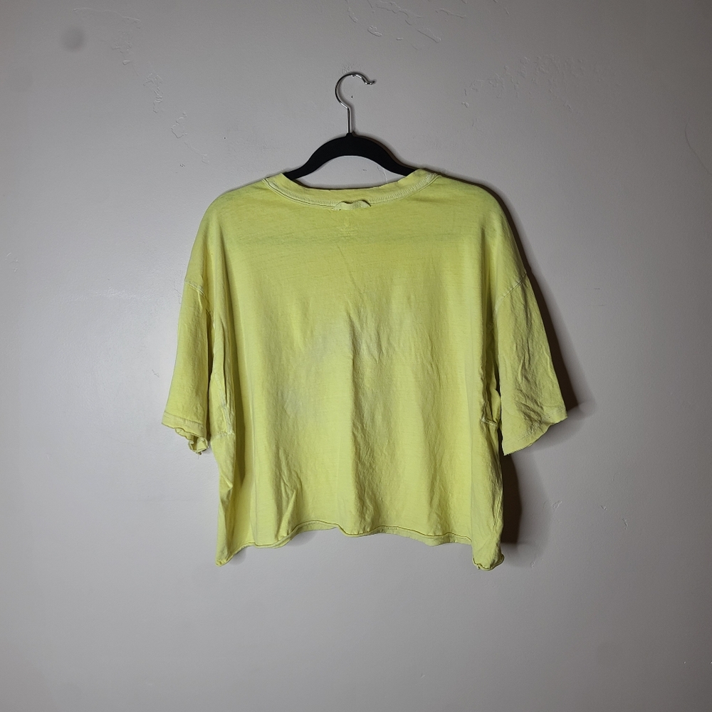 Free People Movement Crop Top T-Shirt Size Large - Picture 2 of 6